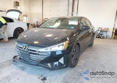 2020 Hyundai Elantra Limited from USA, damaged, VIN 5NPD84LF9LH619656